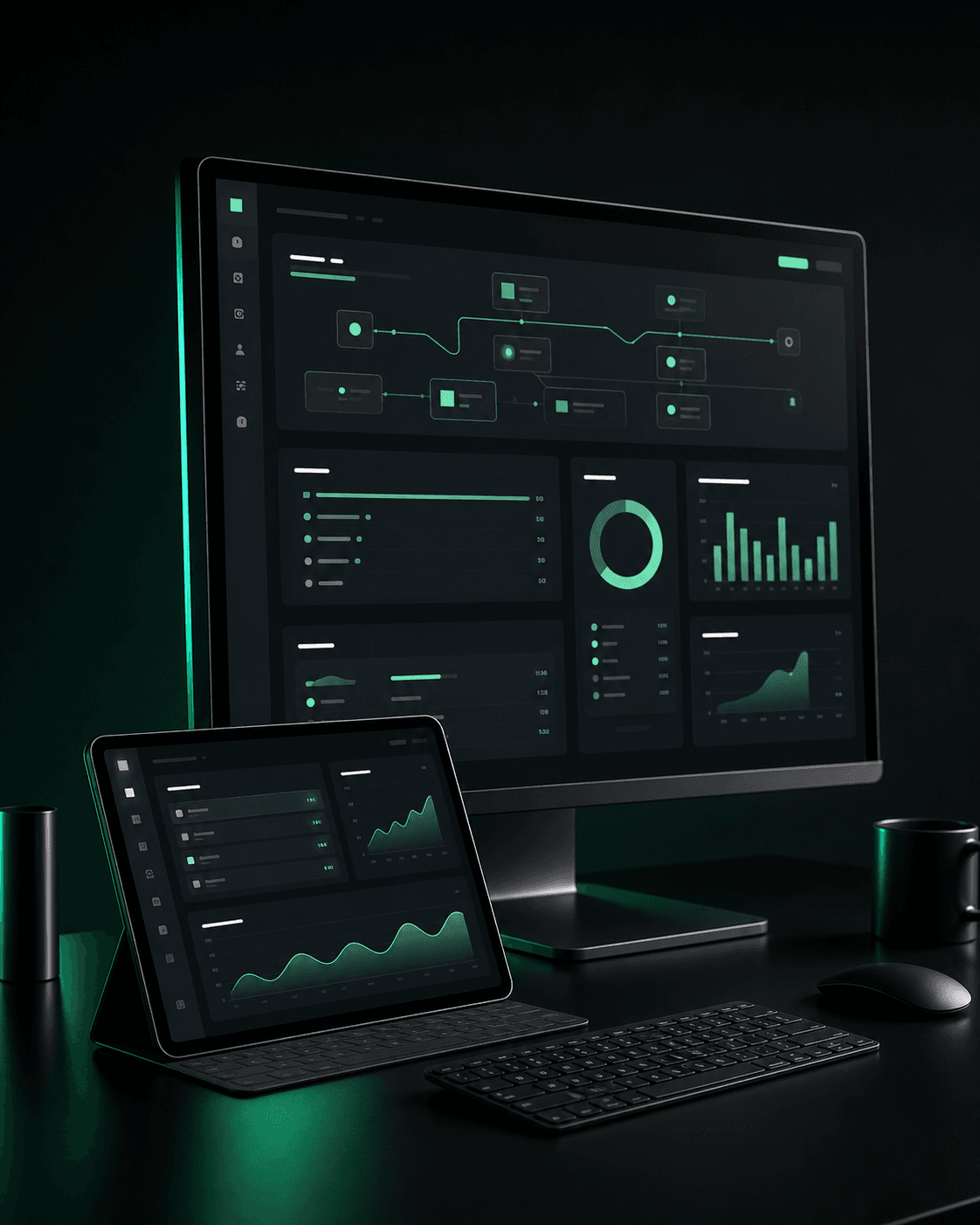 Product screen of a commerce system